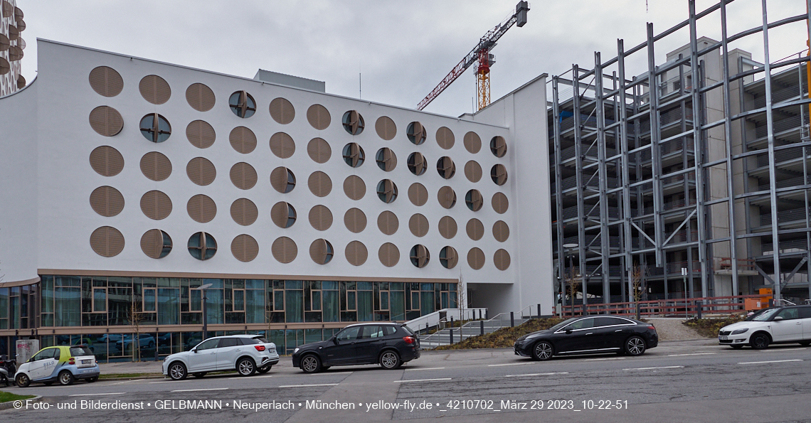 29.03.2023 - Baustelle REVO und Umgebung in Neuperlach